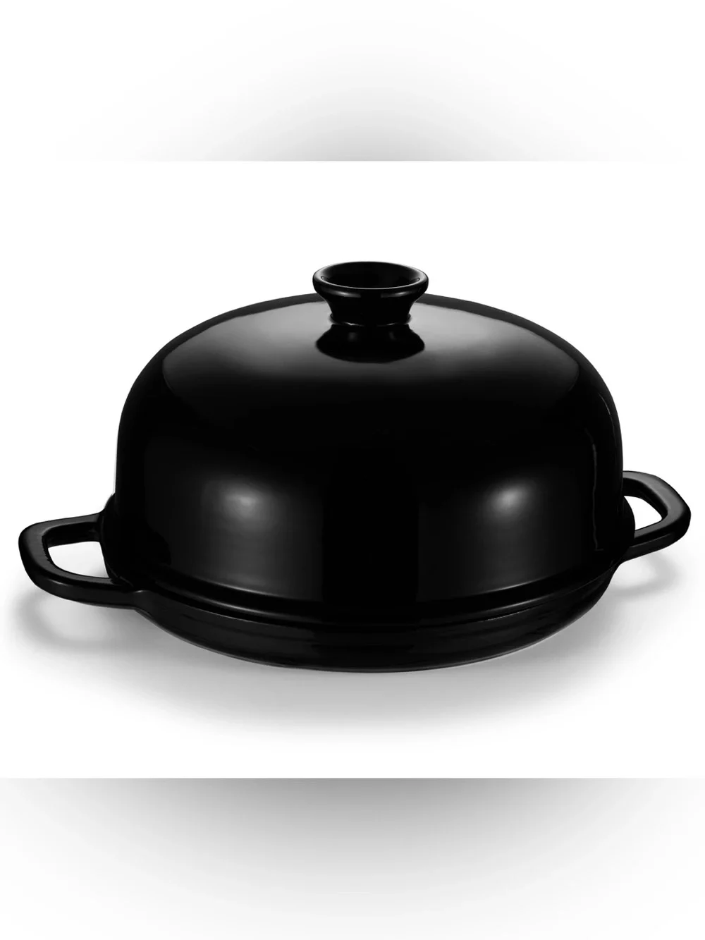 Kook Cast Iron Bread Oven Cloche Black NIB Sourdough Dutch Oven Bread Baker